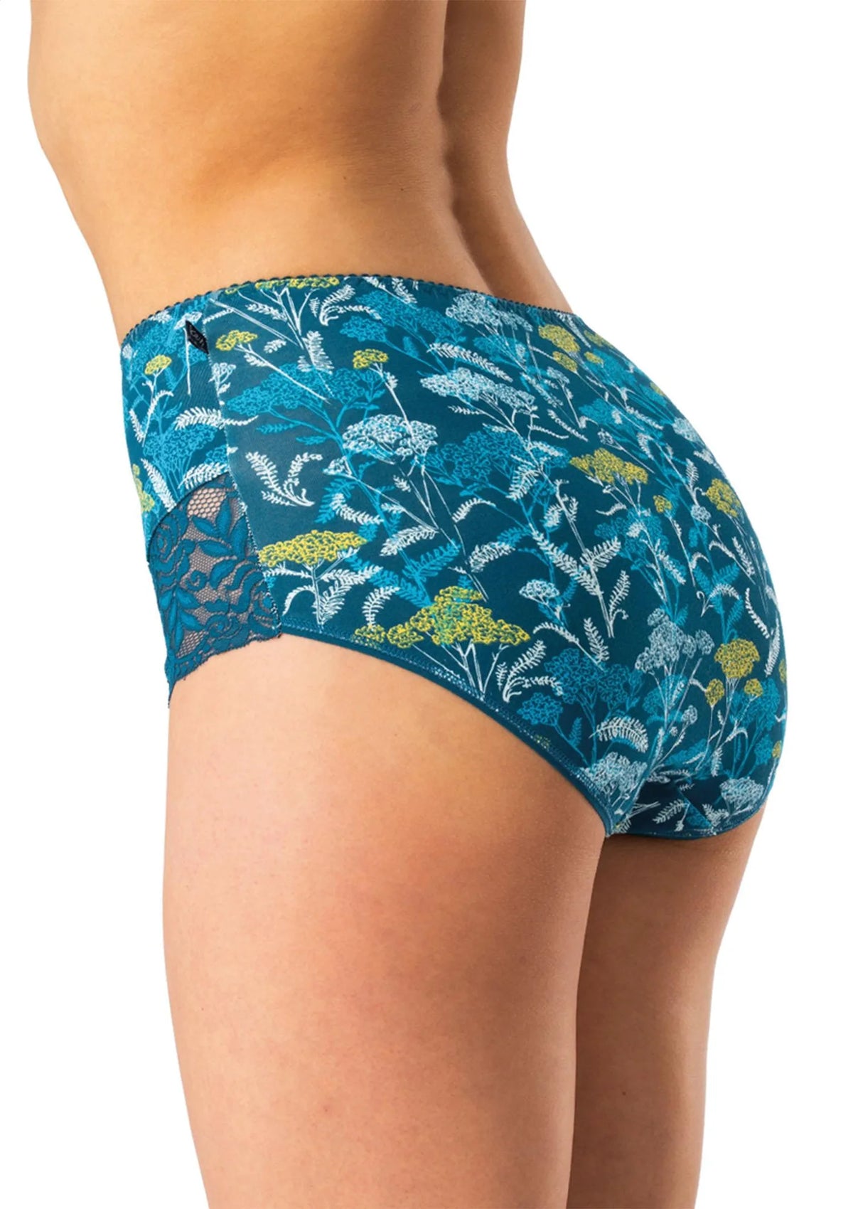 Figi damskie bawełniane (2pack) maxi z wysokim stanem LPF 577 Key