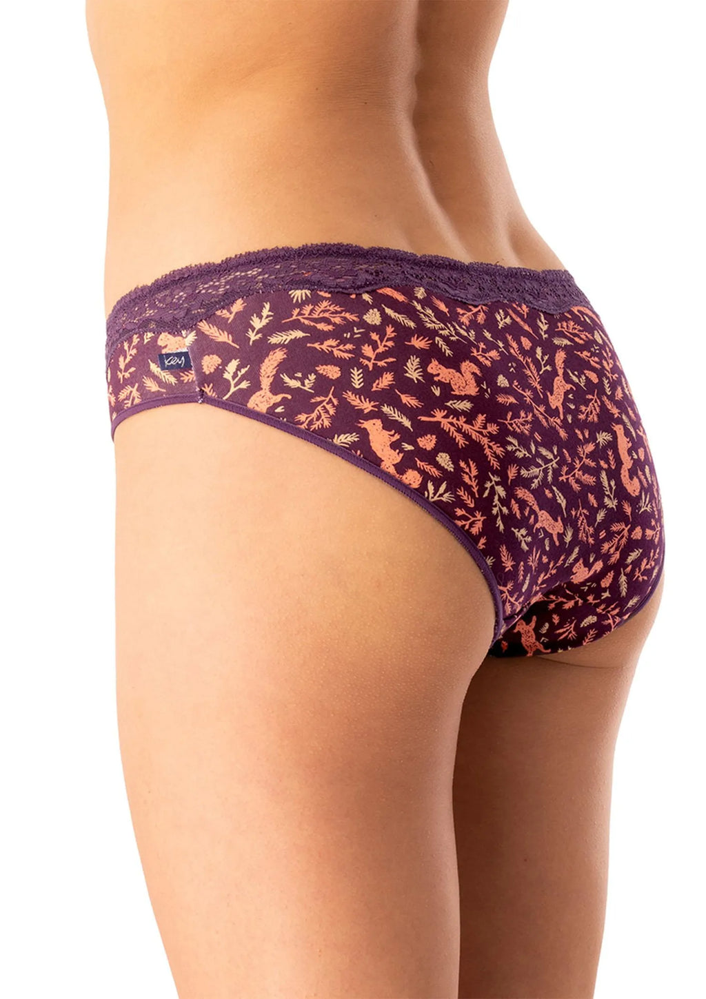 Figi damskie bawełniane (2pack) o niskim kroju i wąskim boku LPR 706 Key