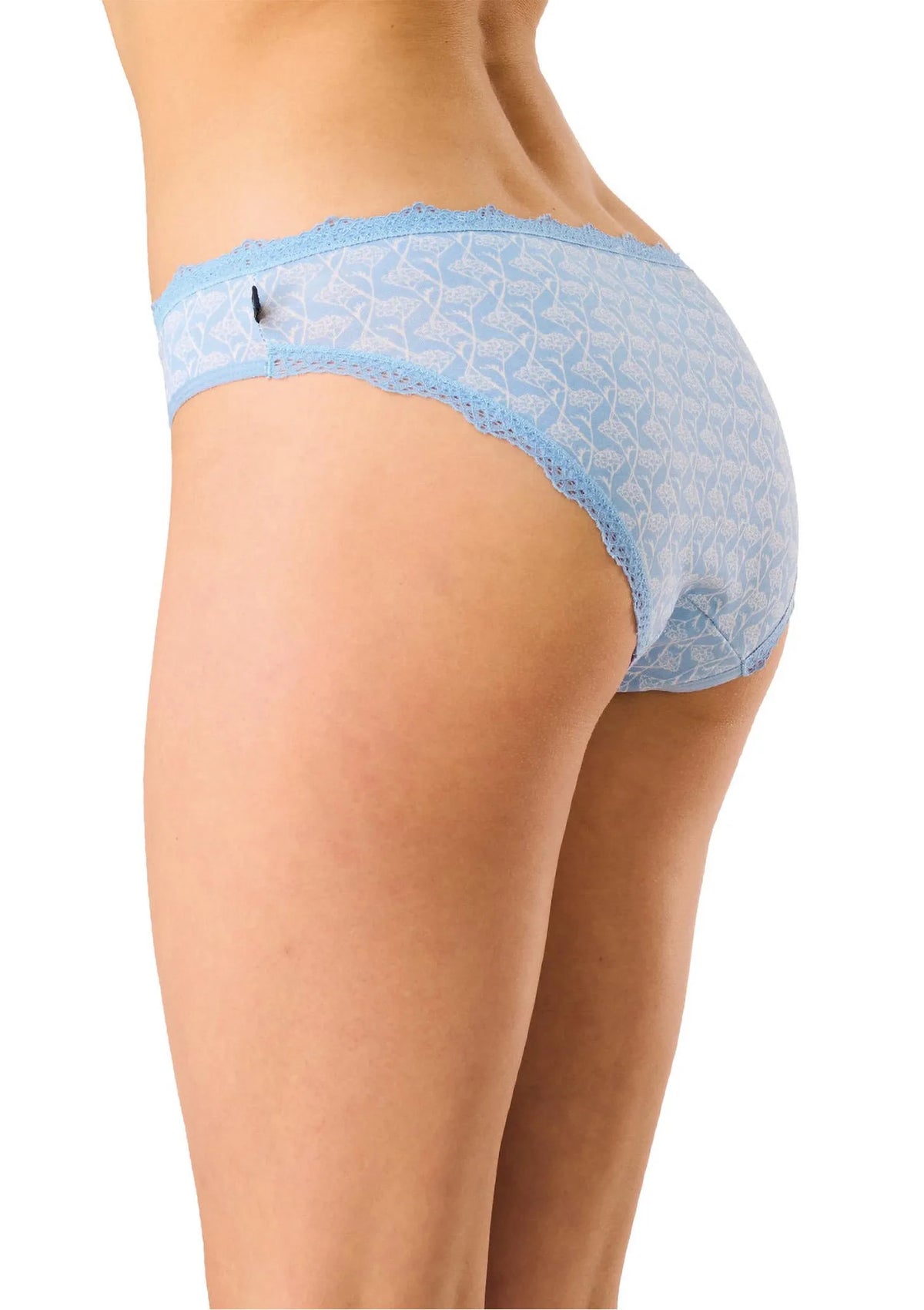 Figi damskie bawełniane (2pack) wzorzyste mini bikini LPR 577 Key