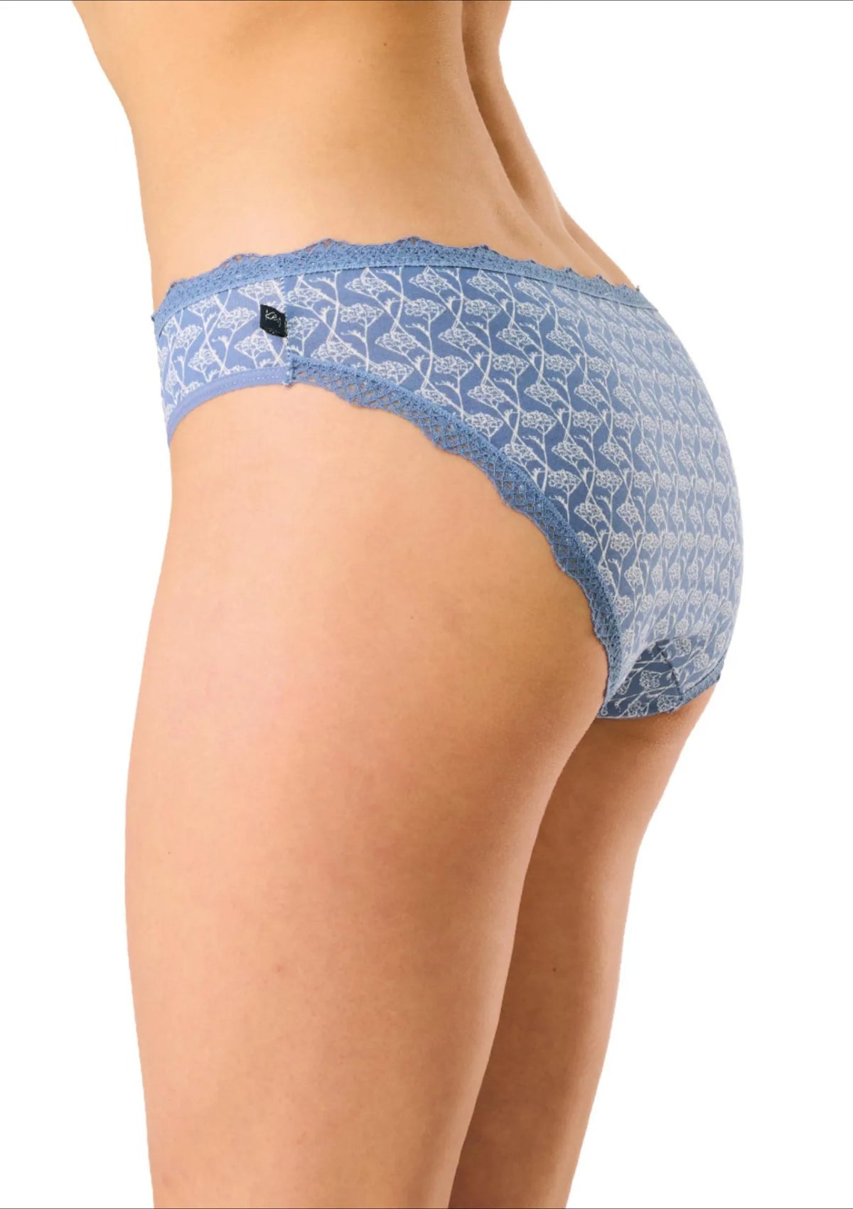 Figi damskie bawełniane (2pack) wzorzyste mini bikini LPR 577 Key