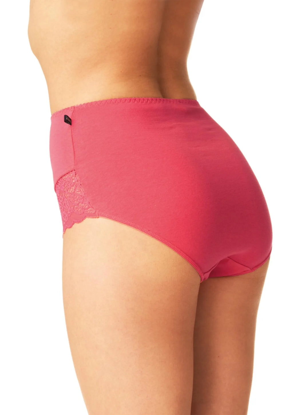 Figi damskie bawełniane (2pack) z wysokim stanem w jesiennej kolorystyce LPF 600 Key