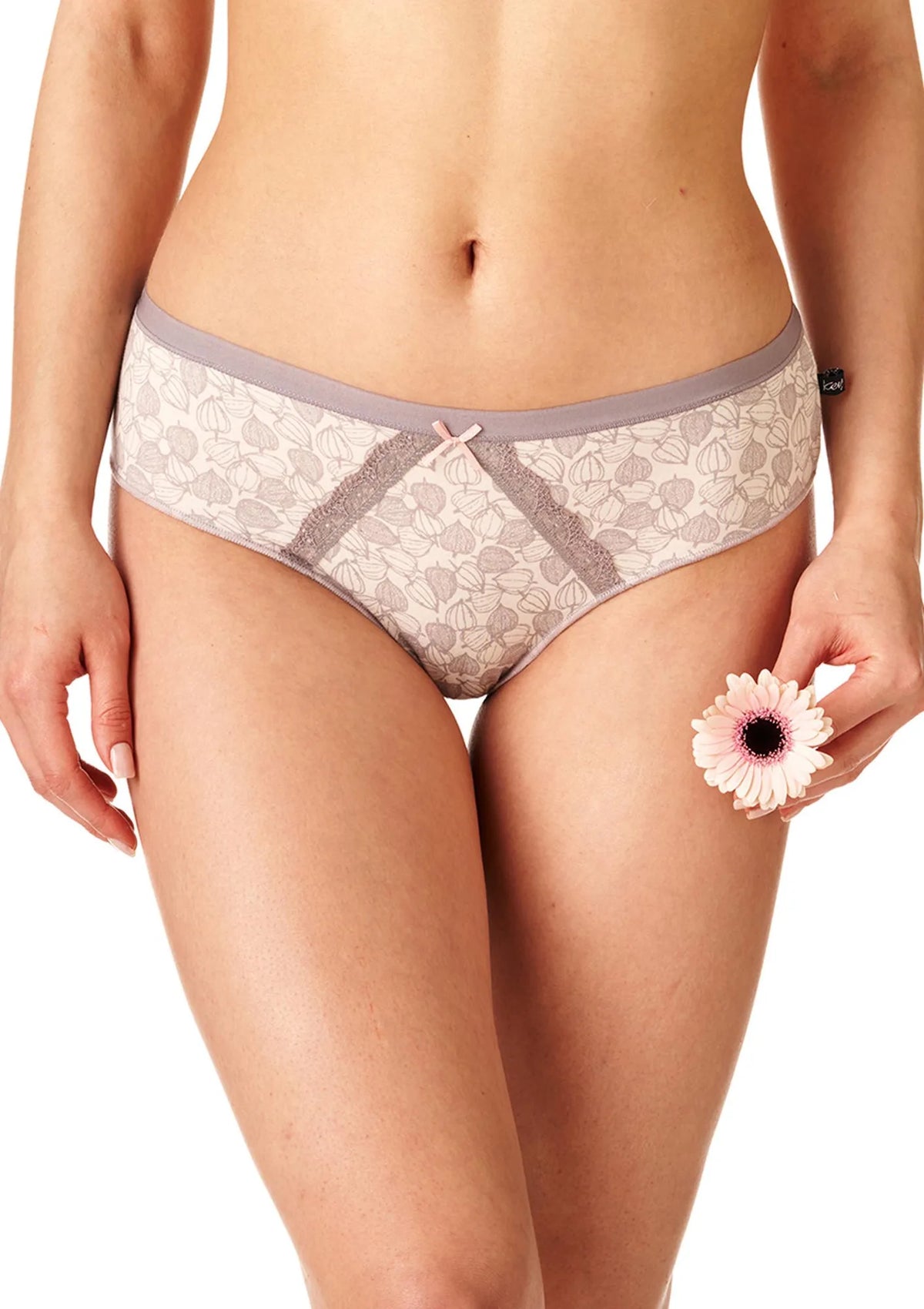 Figi damskie bikini (2 pack) o niskim kroju LPN 641