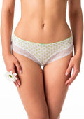Figi damskie brazyliany (2 pack) z koronkowym wykończeniem LPB 990 Key