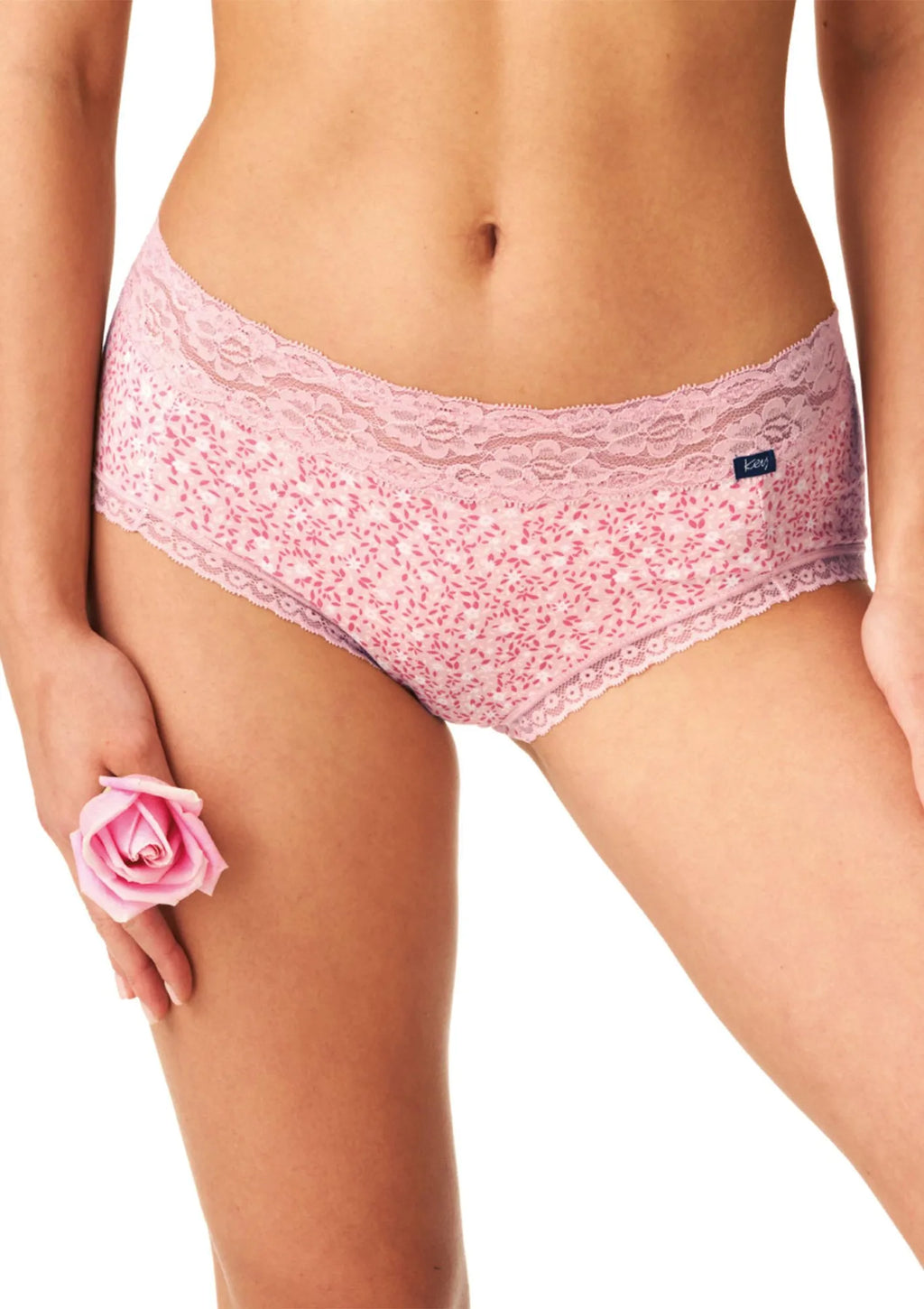 Figi damskie klasyczne (2 pack) w subtelnej kobiecej kolorystyce LPC 640 Key