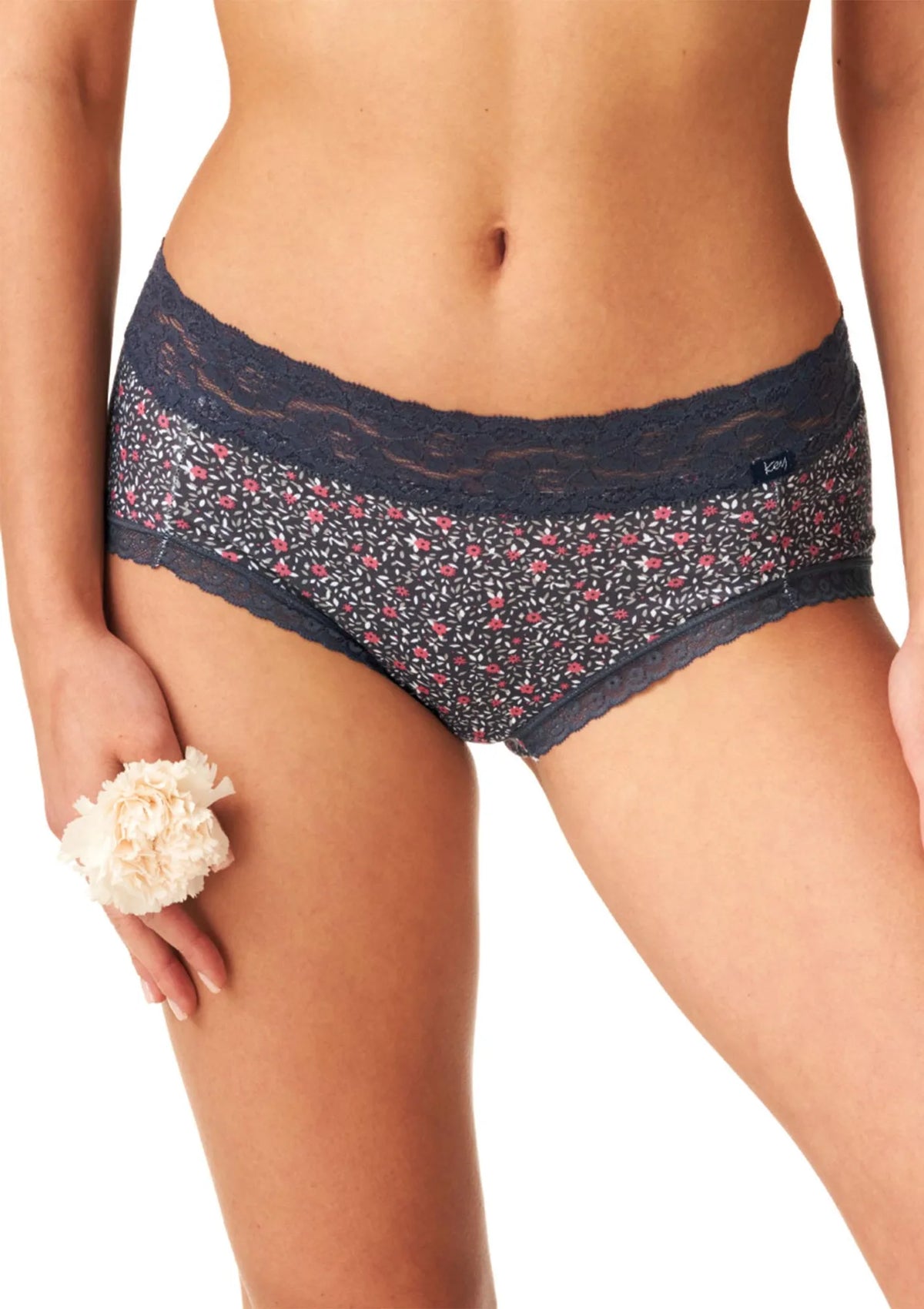 Figi damskie klasyczne (2 pack) w subtelnej kobiecej kolorystyce LPC 640 Key