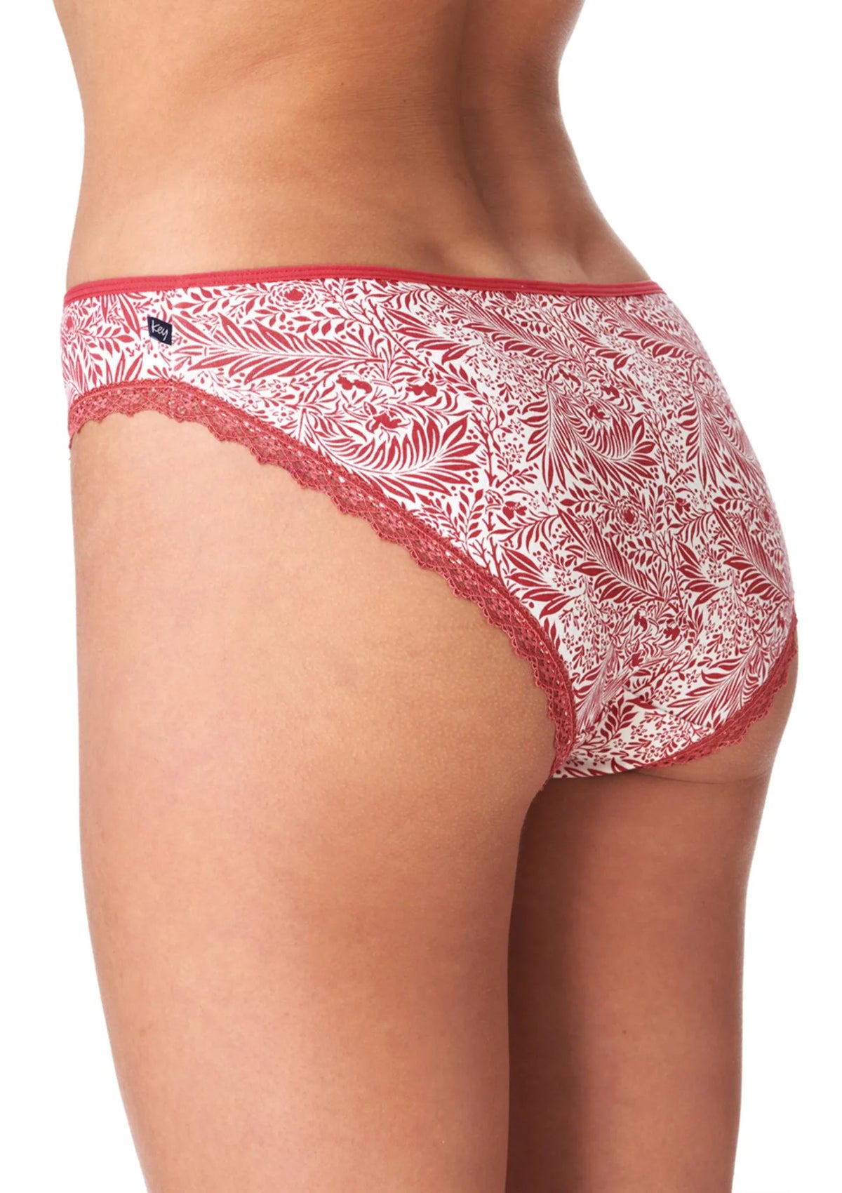 Figi damskie mini bikini (2 pack) niski krój koronkowe wykończenie LPR 539