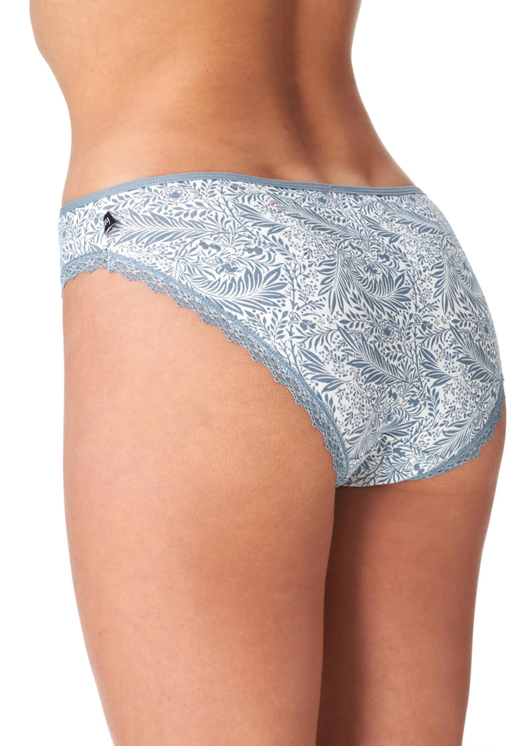 Figi damskie mini bikini (2 pack) niski krój koronkowe wykończenie LPR 539
