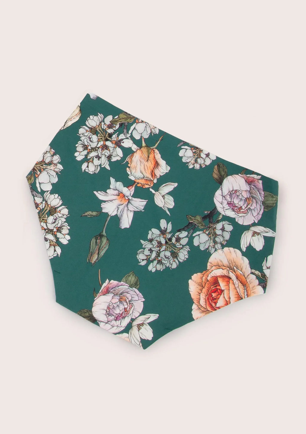 Figi damskie z wysokim stanem w kwiatowy print Tea Rose Simple Maxi Julimex