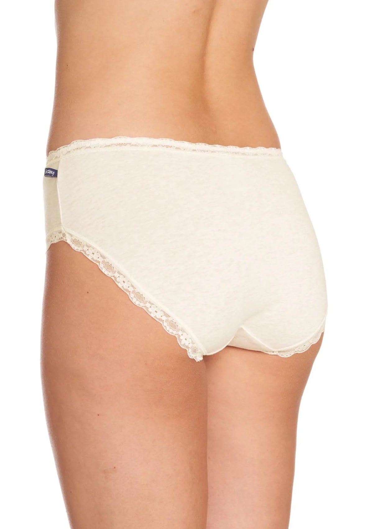 Gładkie figi damskie (2 pack) z koronkowym wykończeniem LPC 231