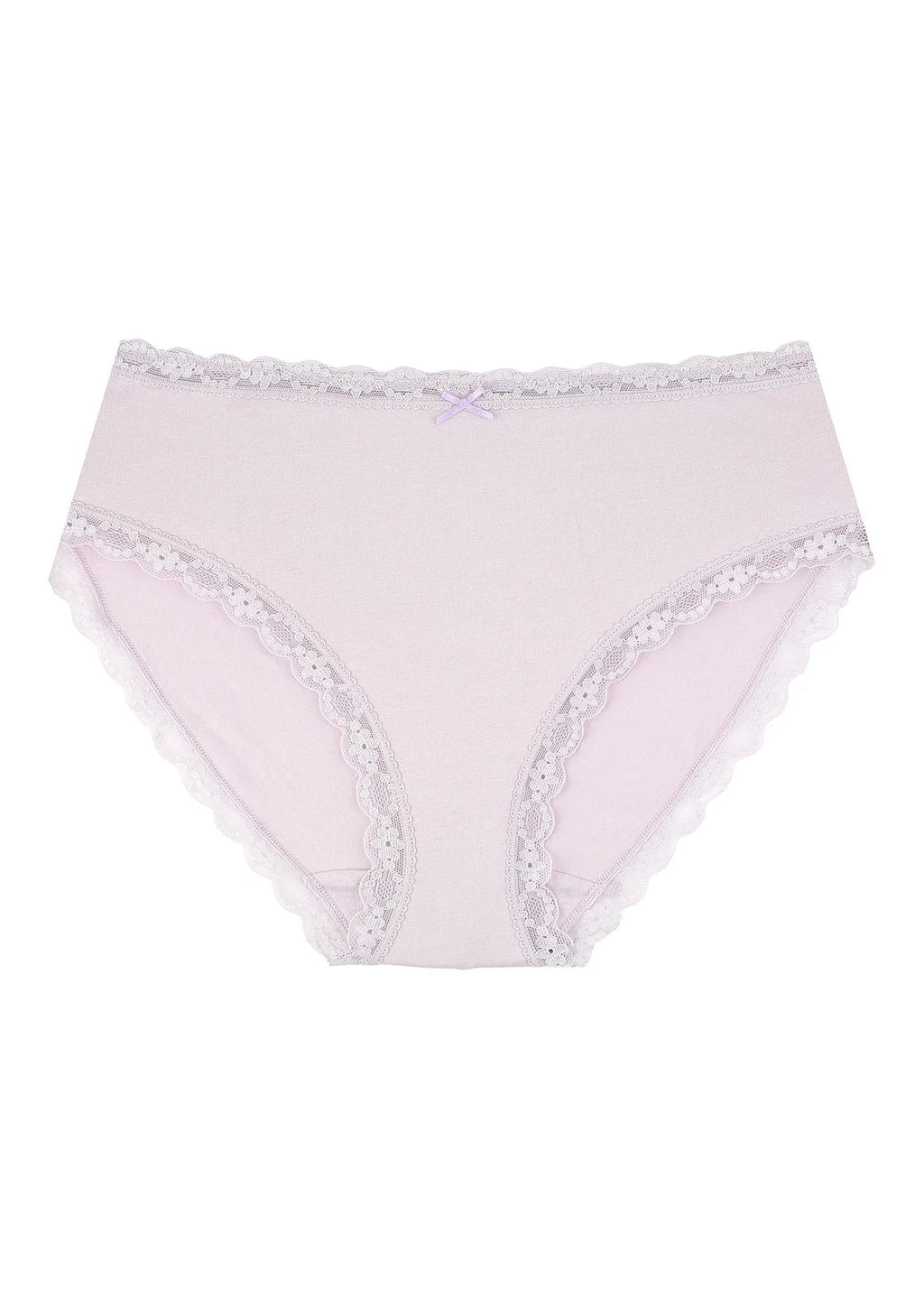 Gładkie figi damskie (2 pack) z koronkowym wykończeniem LPC 231