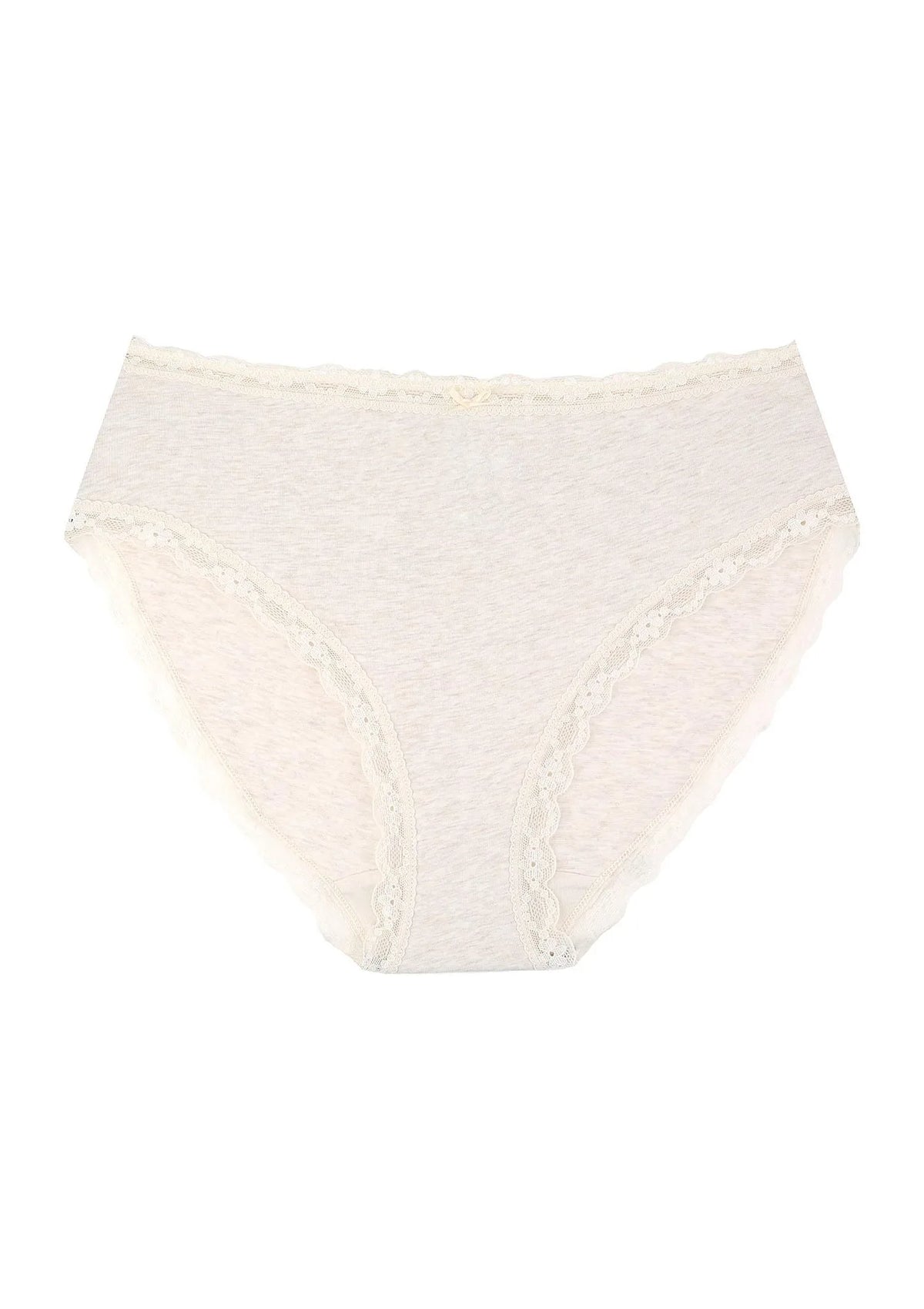 Gładkie figi damskie (2 pack) z koronkowym wykończeniem LPC 231