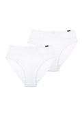 Gładkie figi damskie (2 pack) z koronkowymi wstawkami LPC 280