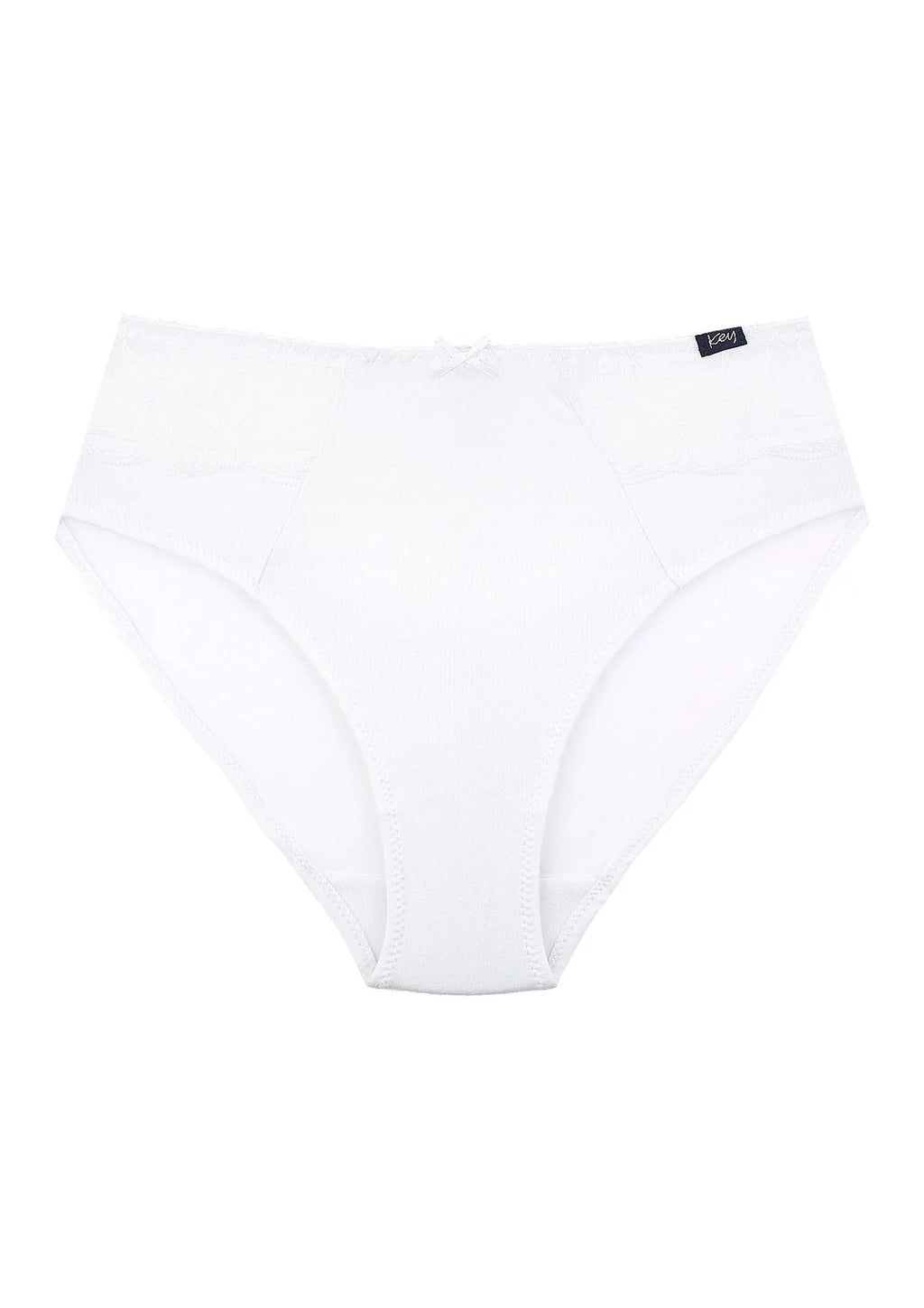 Gładkie figi damskie (2 pack) z koronkowymi wstawkami LPC 280