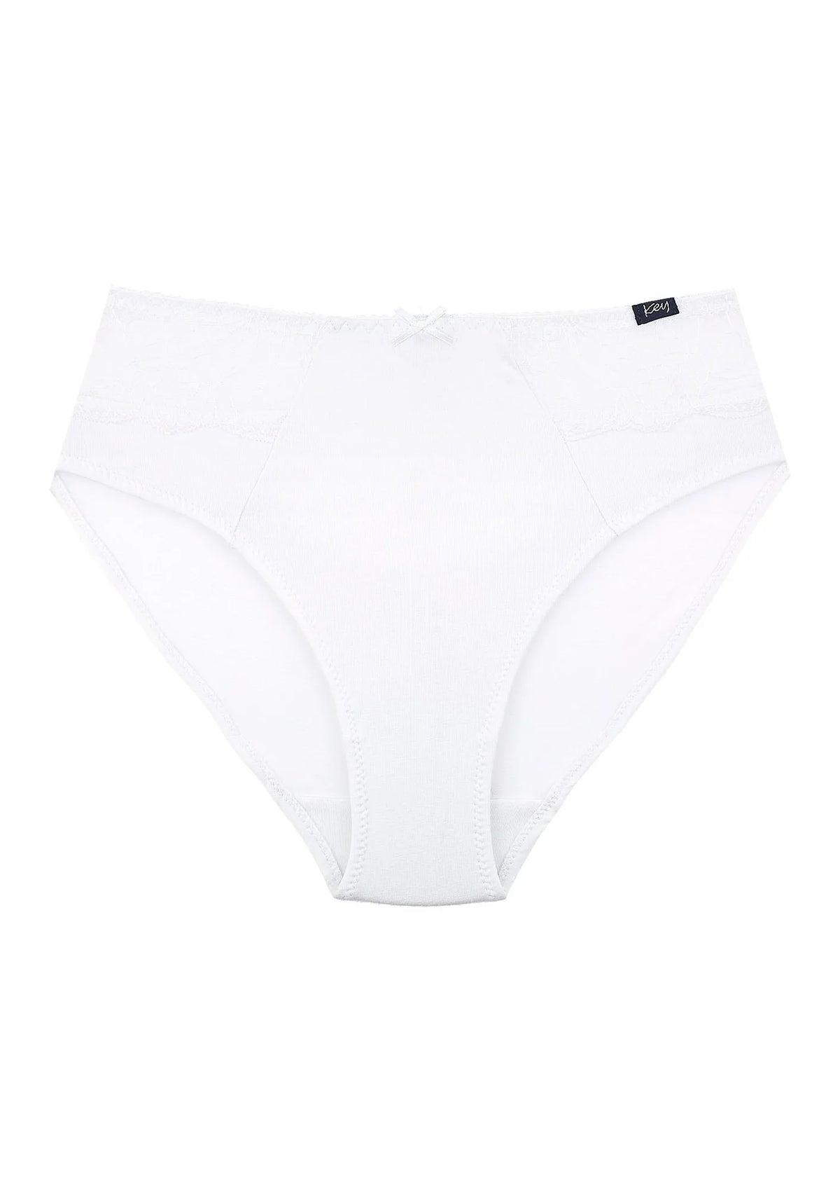 Gładkie figi damskie (2 pack) z koronkowymi wstawkami LPC 280