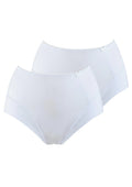 Jednokolorowe wysokie figi damskie (2 pack) LPF 110