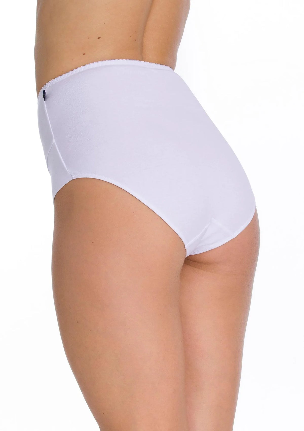 Jednokolorowe wysokie figi damskie (2 pack) LPF 110