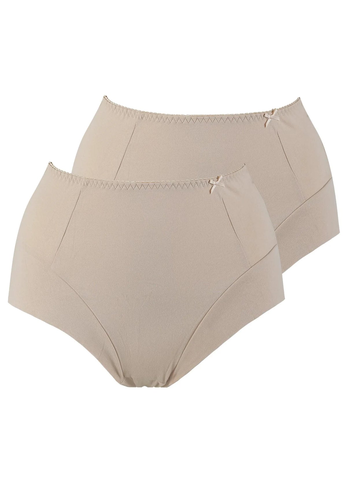 Jednokolorowe wysokie figi damskie (2 pack) LPF 110