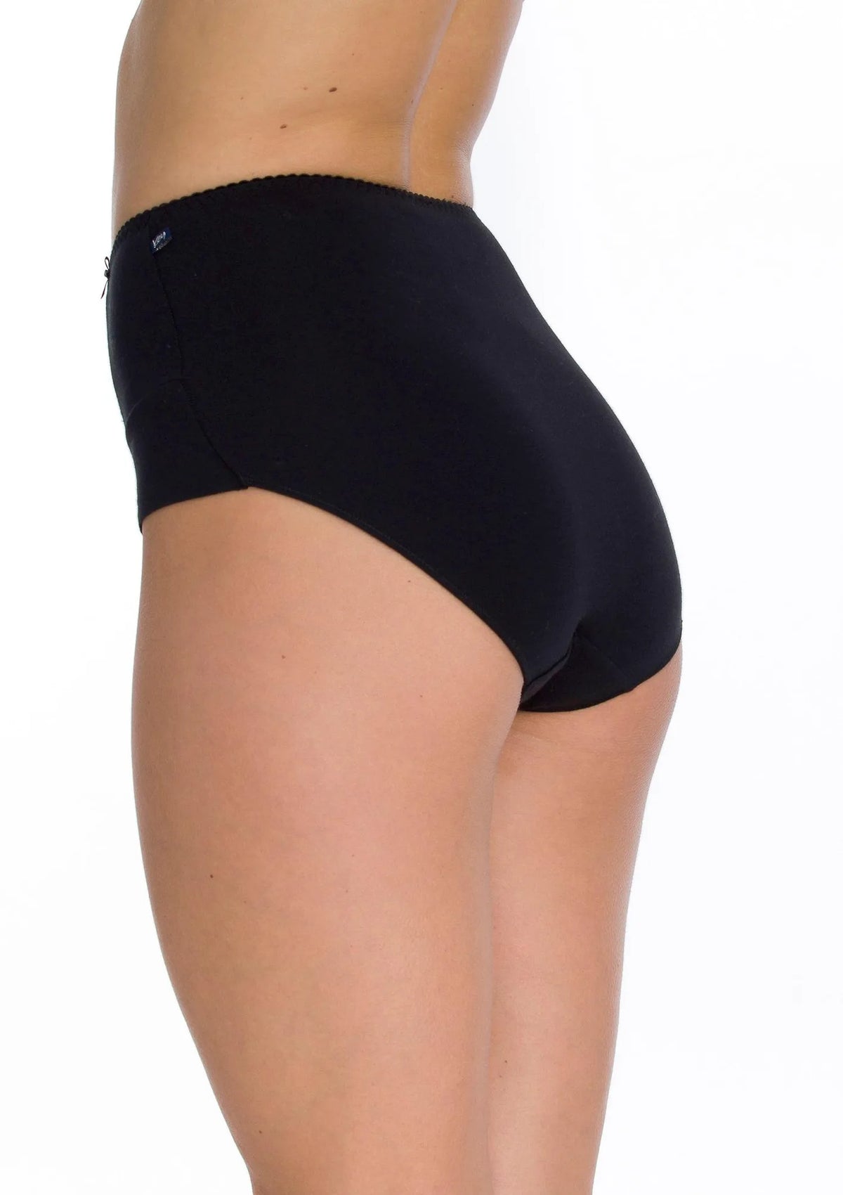 Jednokolorowe wysokie figi damskie (2 pack) LPF 110