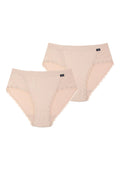 Klasyczne jednokolorowe figi damskie (2 pack) LPC 140