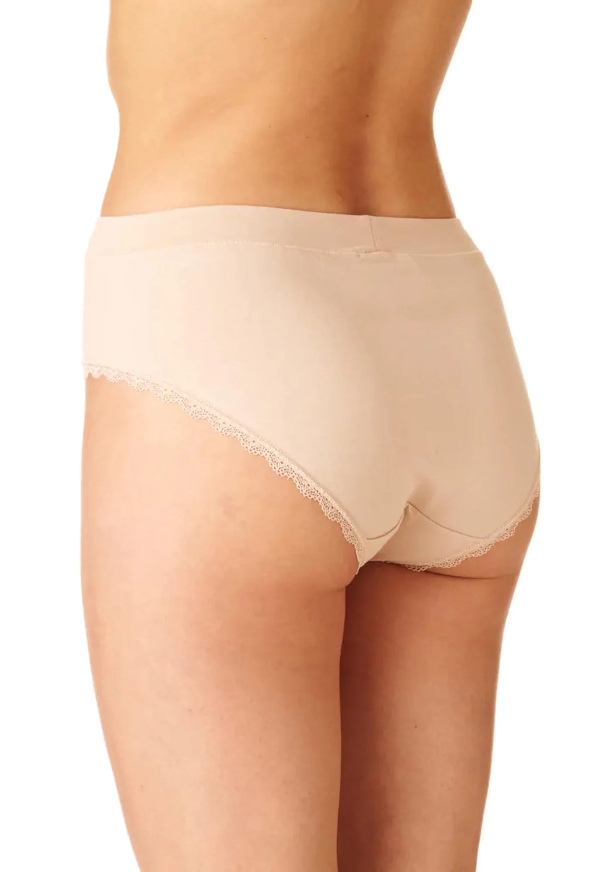 Klasyczne jednokolorowe figi damskie (2 pack) LPC 140