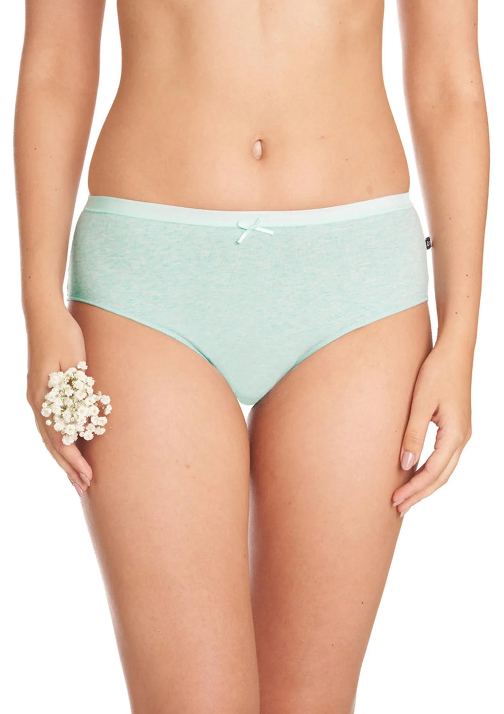 Kolorowe figi damskie (2 pack) z koronką na pośladkach LPC 209