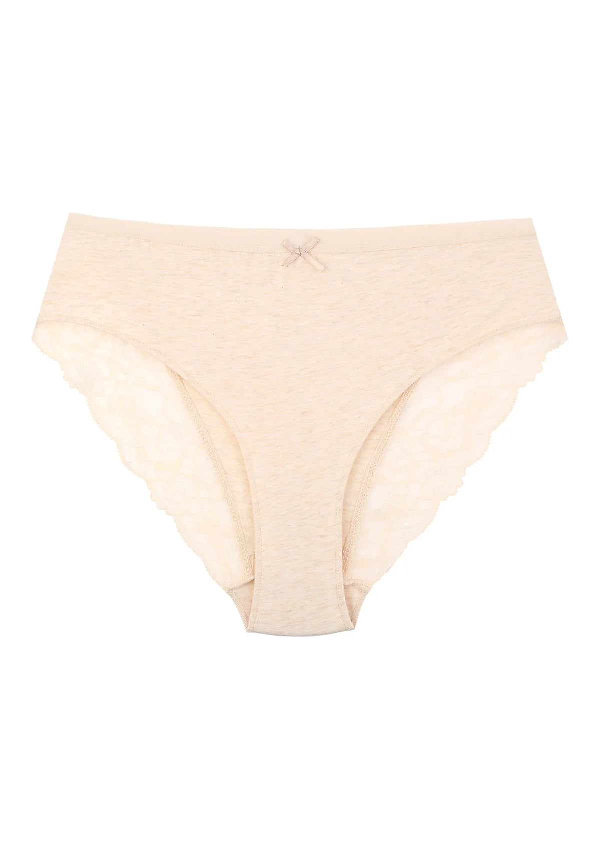 Kolorowe figi damskie (2 pack) z koronką na pośladkach LPC 209