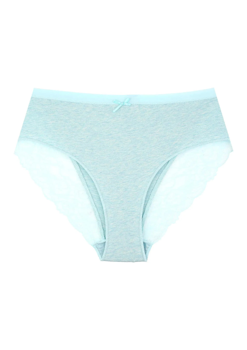Kolorowe figi damskie (2 pack) z koronką na pośladkach LPC 209