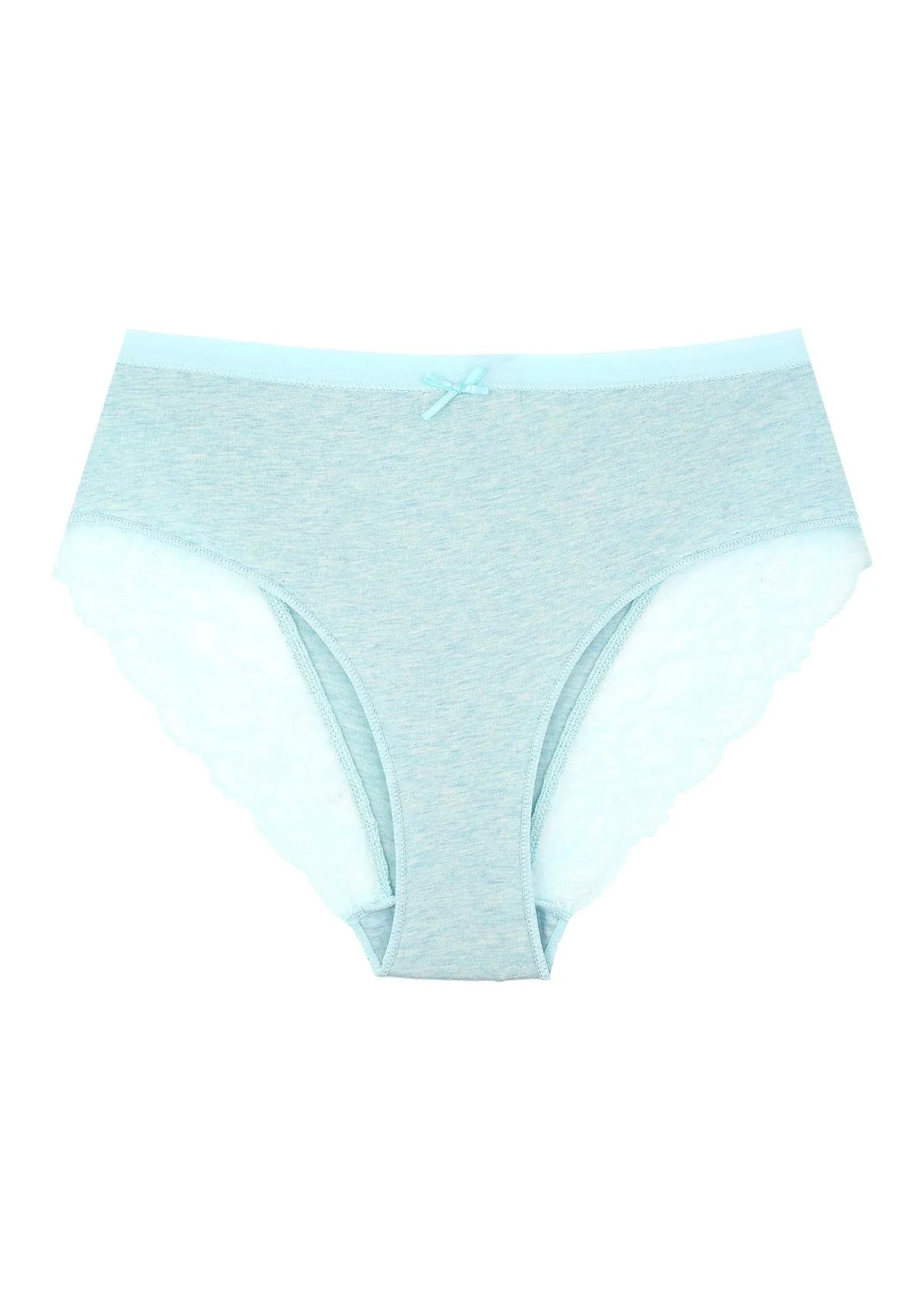 Kolorowe figi damskie (2 pack) z koronką na pośladkach LPC 209