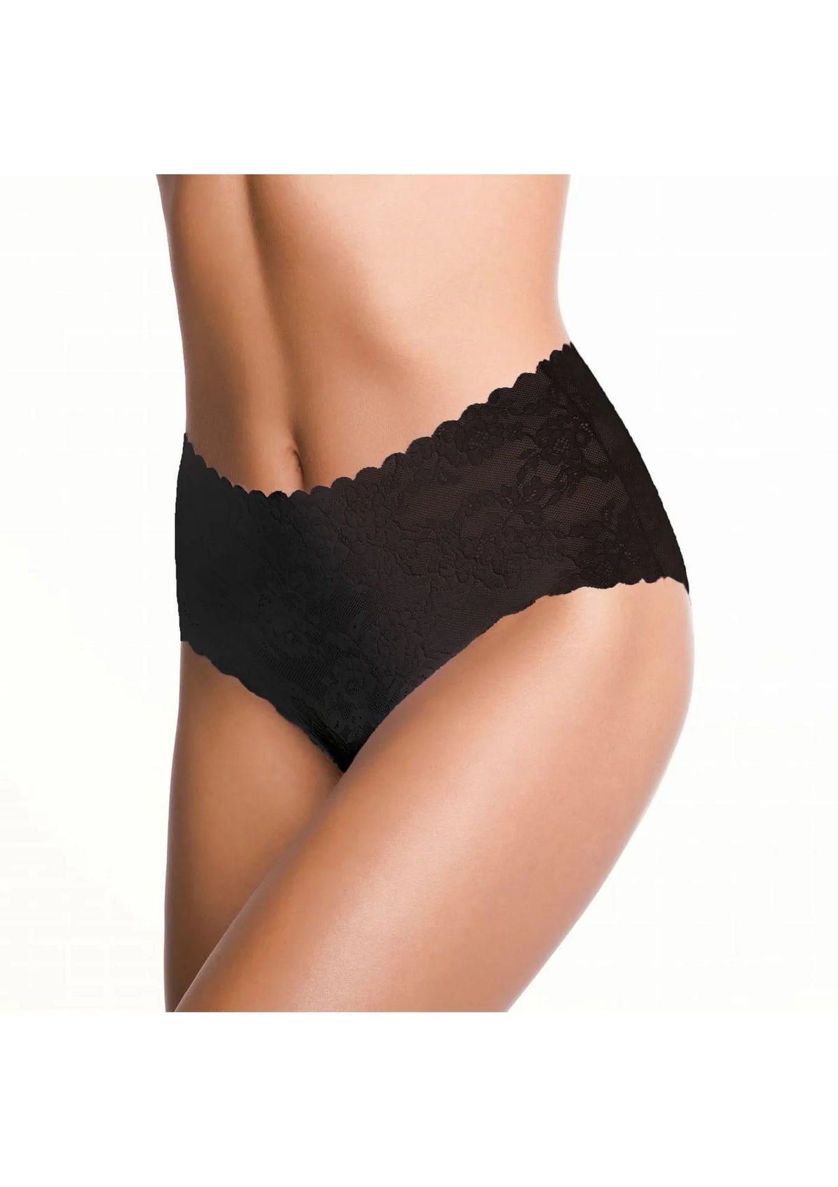 Koronkowe figi damskie z wysokim stanem Bellie Maxi