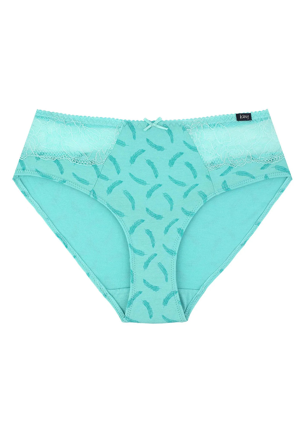 Koronkowo-bawełniane wzorzyste figi damskie (2 pack) LPC 971
