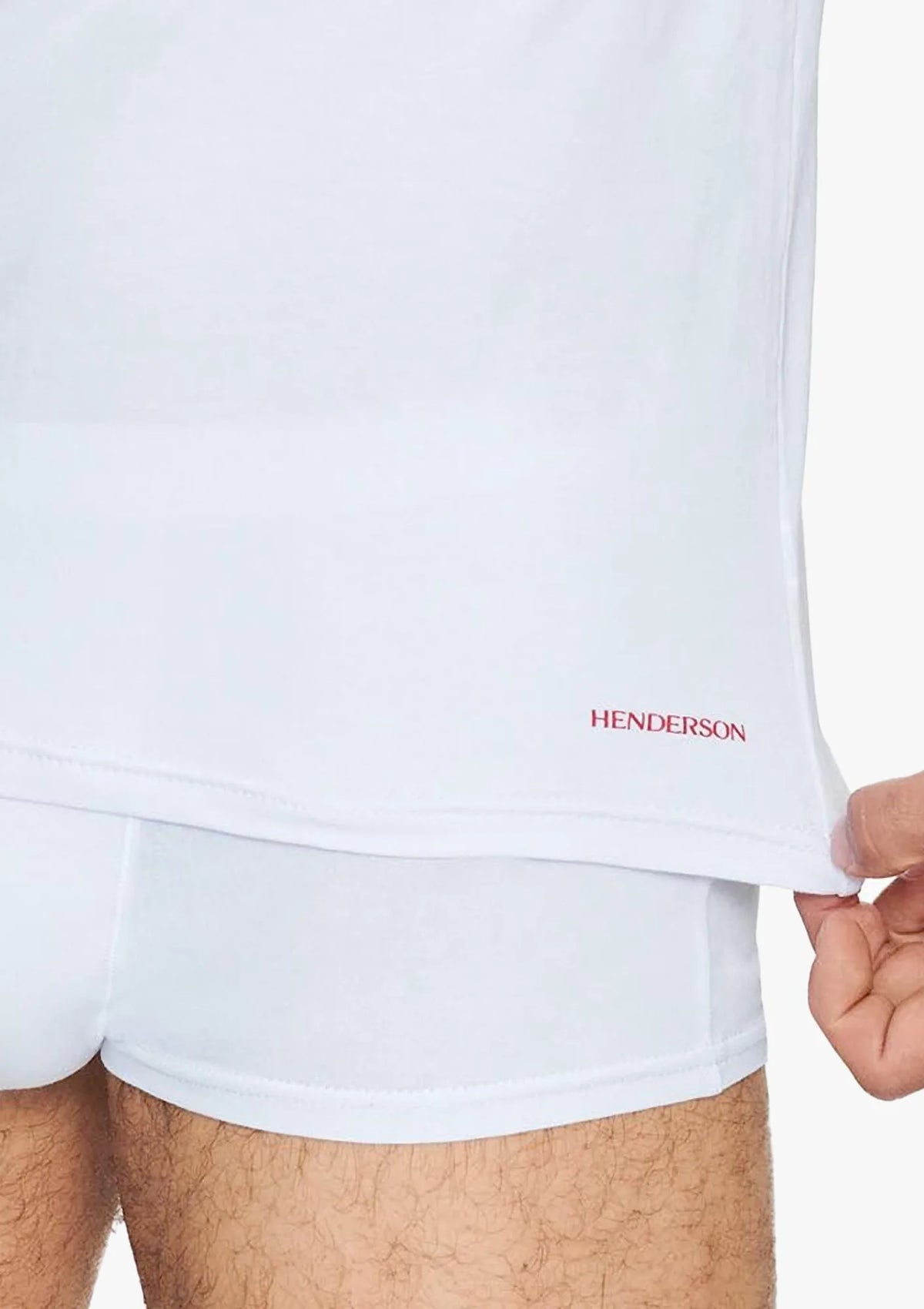 Koszulka męska bawełniana biała z krótkim rękawem Bosco Basic Henderson