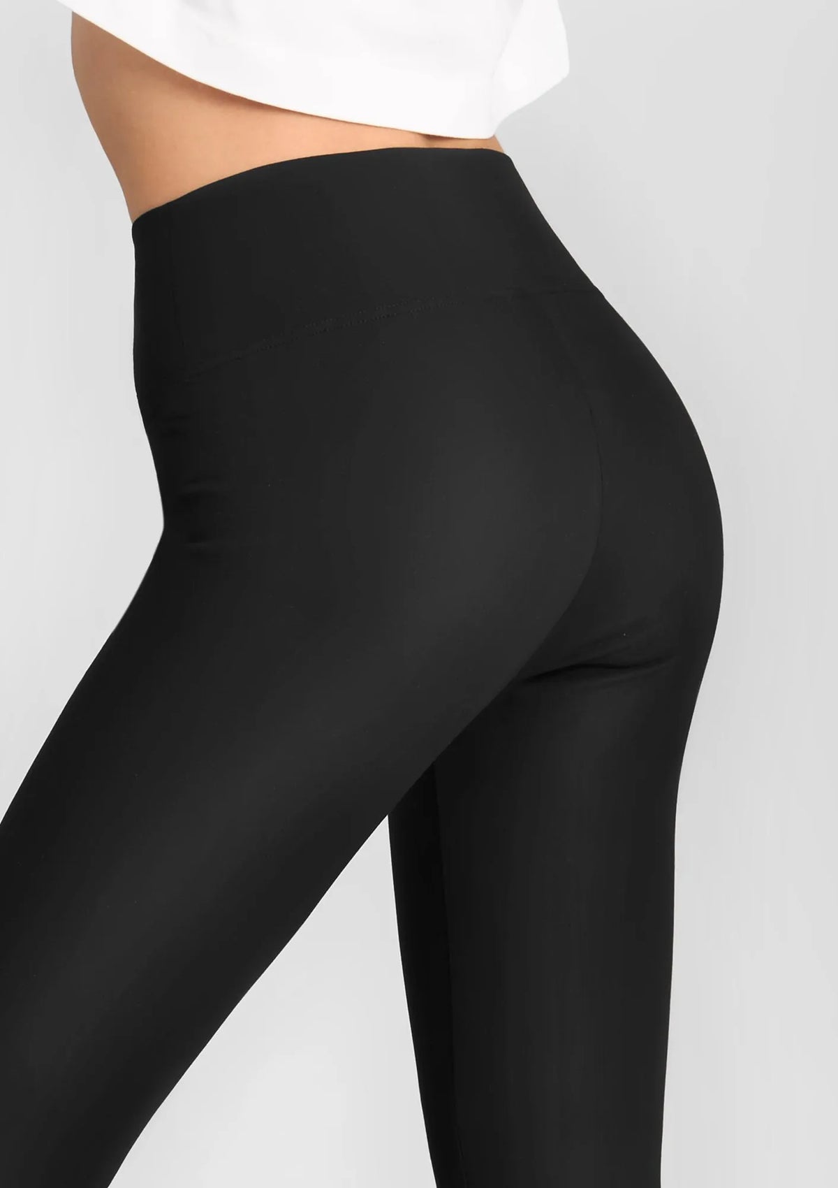 Legginsy damskie klasyczne z szerokim pasem 853 Active Marilyn