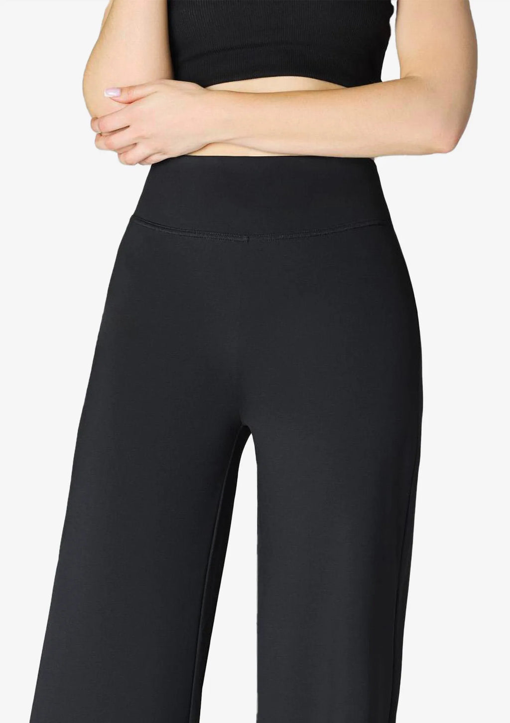 Legginsy damskie palazzo z wysokim stanem Palazzo Perfect Marilyn