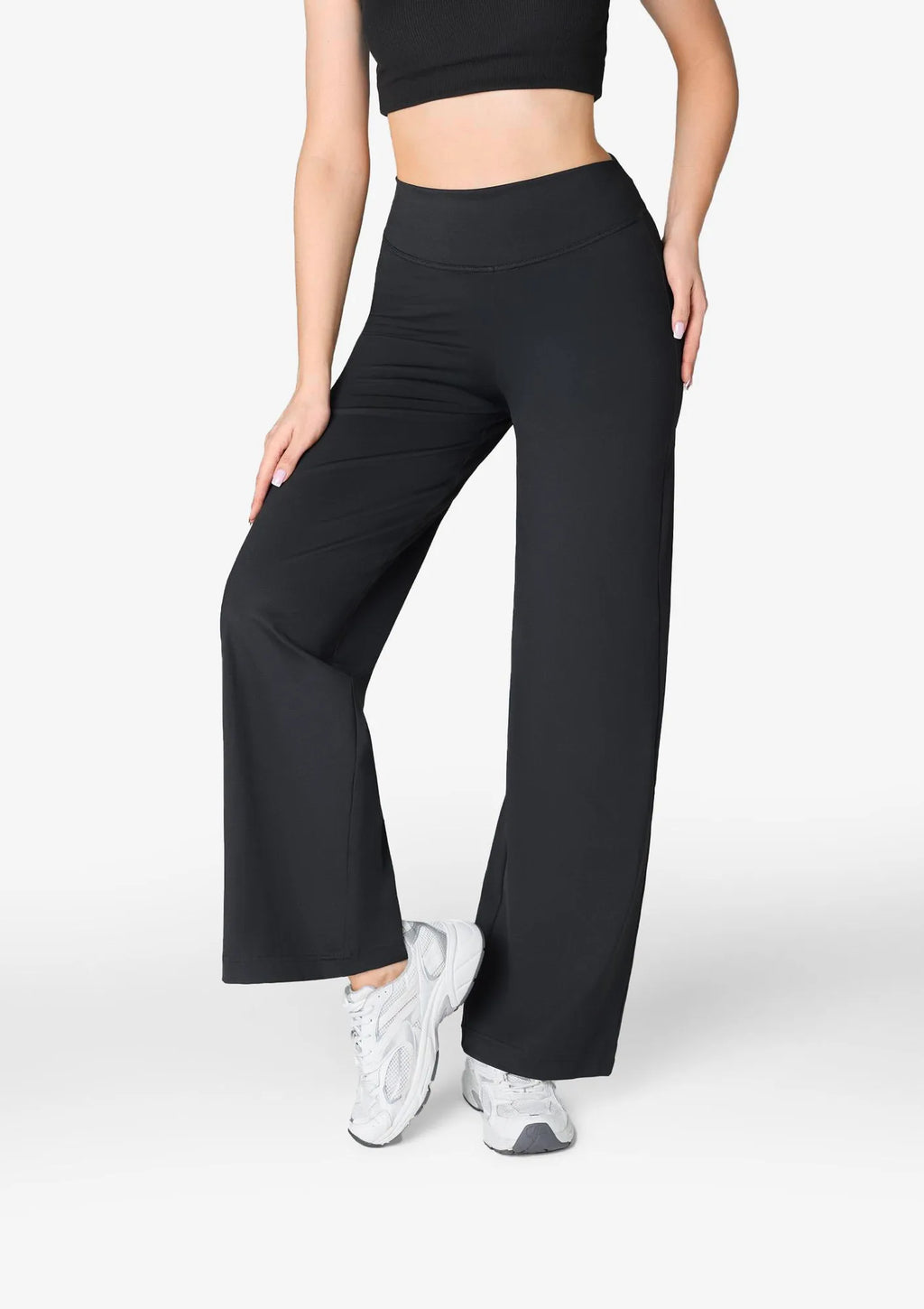 Legginsy damskie palazzo z wysokim stanem Palazzo Perfect Marilyn