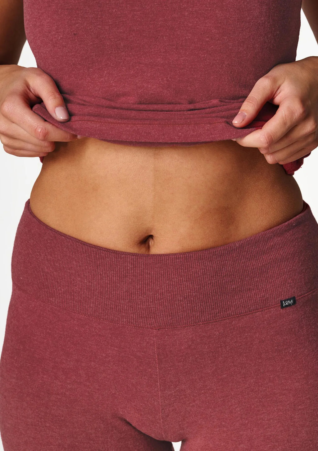 Legginsy damskie termiczne z szerokim pasem Hot Touch LXL 729 3