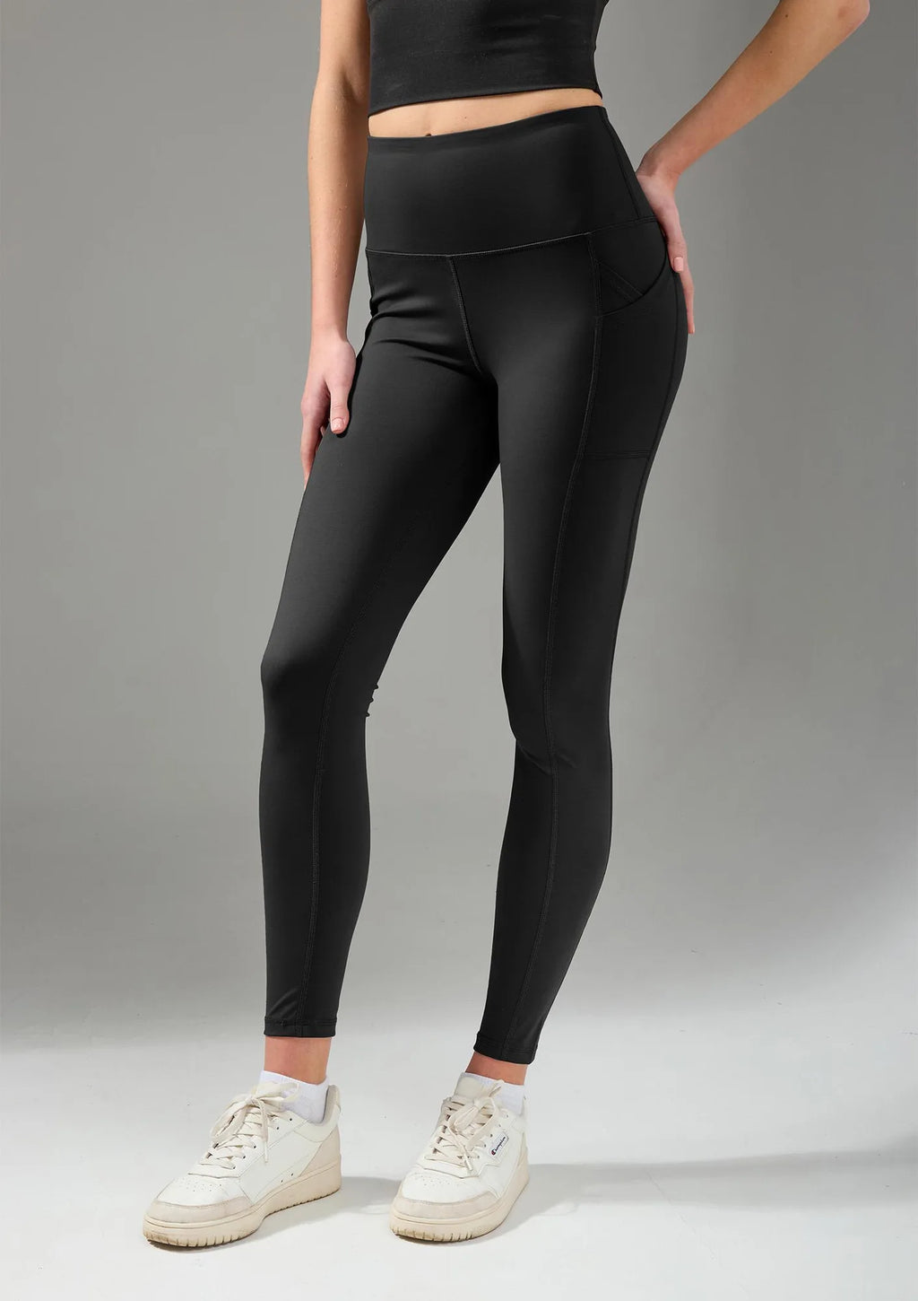 Legginsy sportowe z szerokim pasem i kieszonkami Active Legs