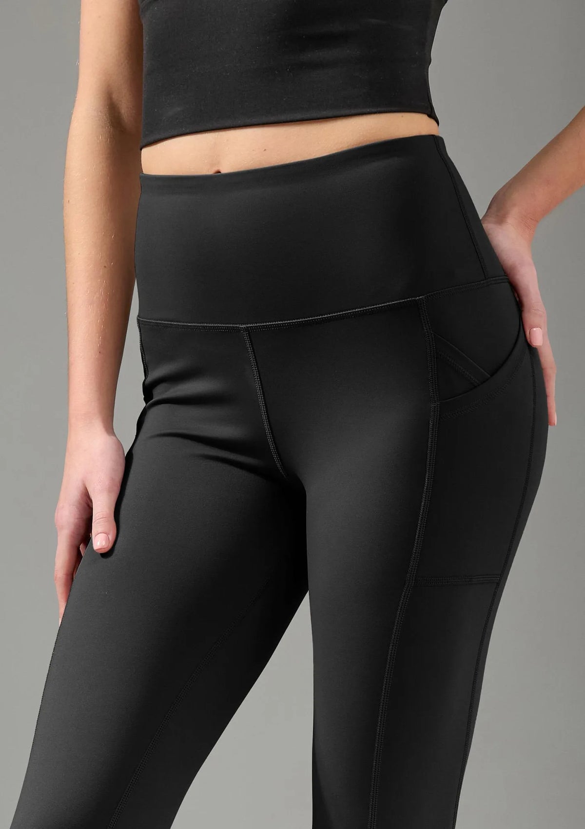 Legginsy sportowe z szerokim pasem i kieszonkami Active Legs