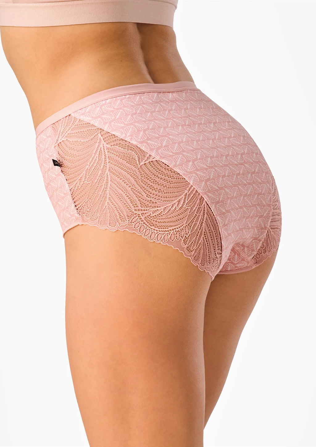 Figi damskie 2pak bawełniane z wysokim stanem maxi bikini LPF 907 Key