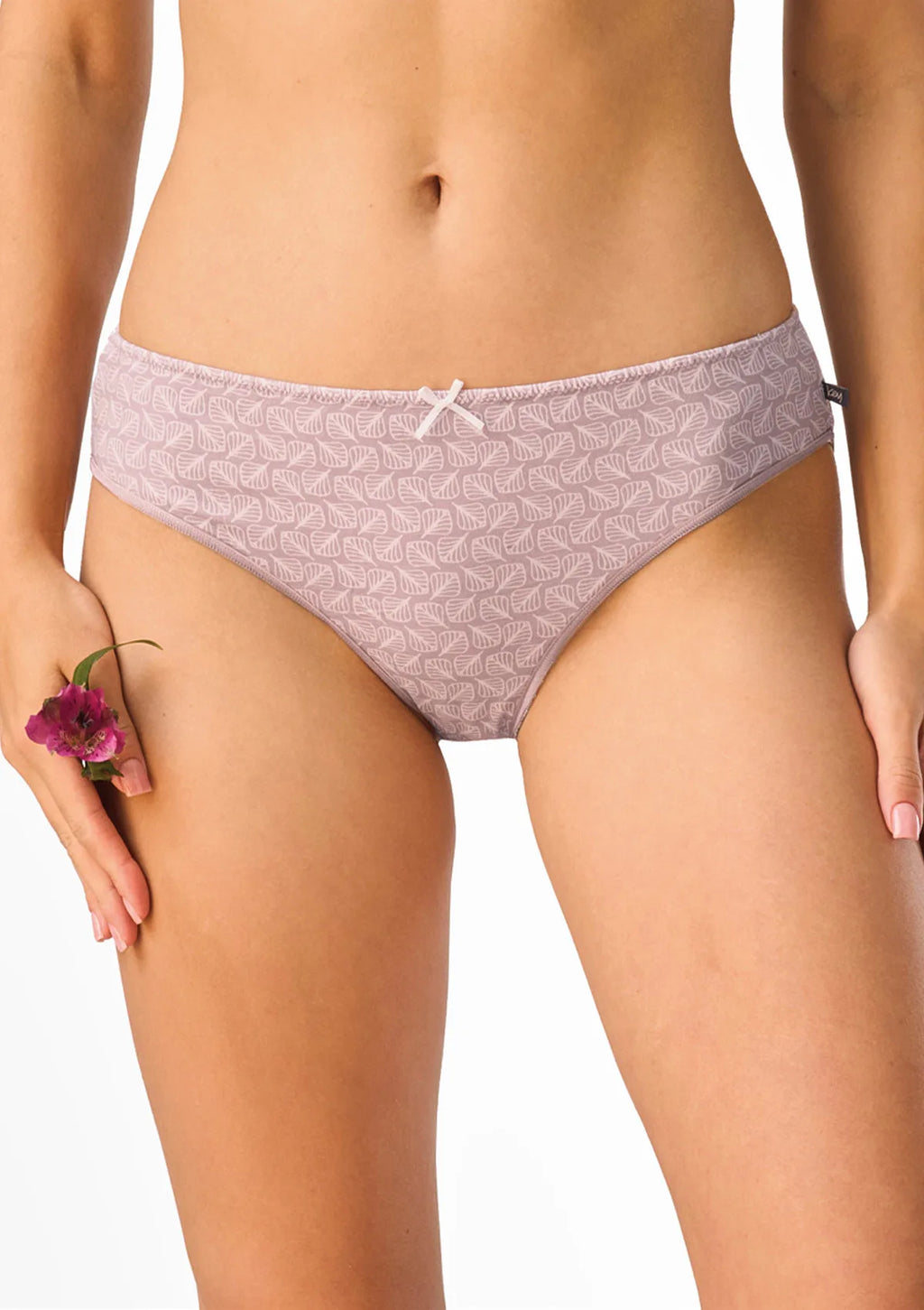 Figi damskie 2pak bawełniane mini bikini pastelowe LPR 907 Key