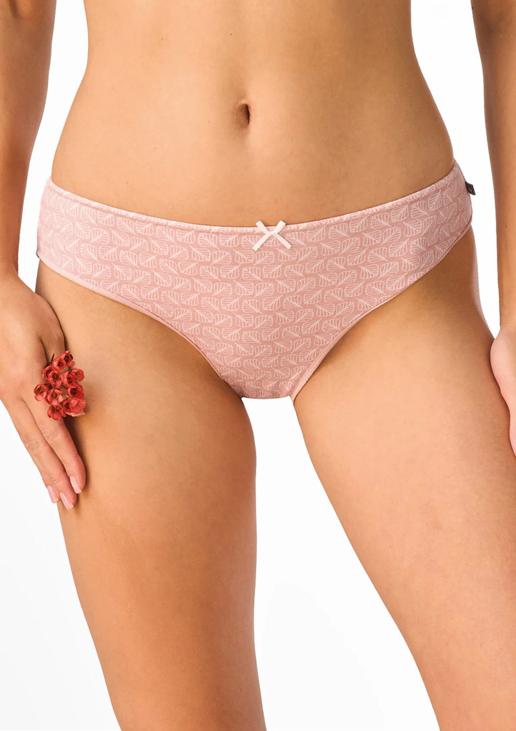 Figi damskie 2pak bawełniane mini bikini pastelowe LPR 907 Key