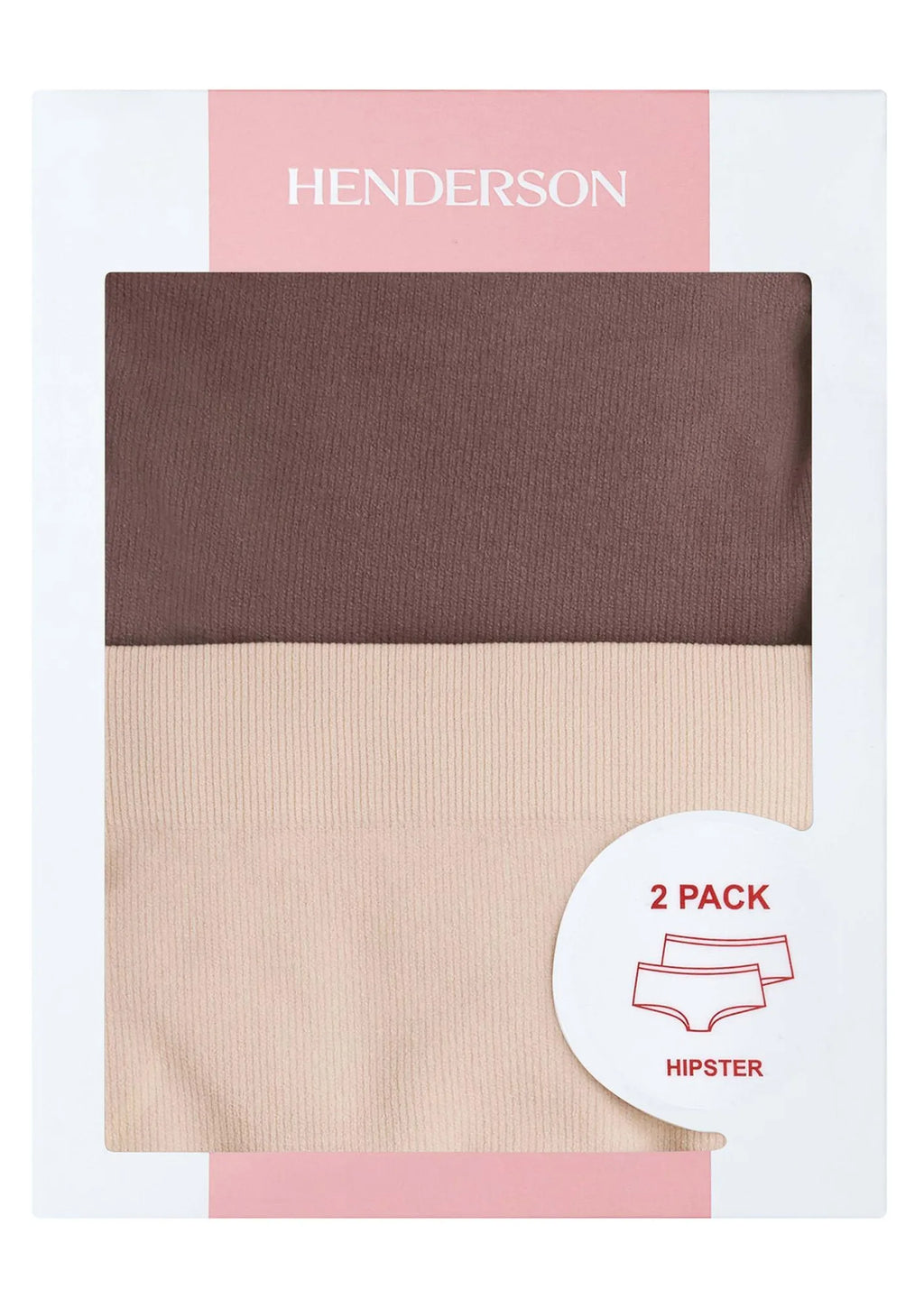 Majtki damskie typu szorty (2pack) elastyczne gładkie Bait Henderson