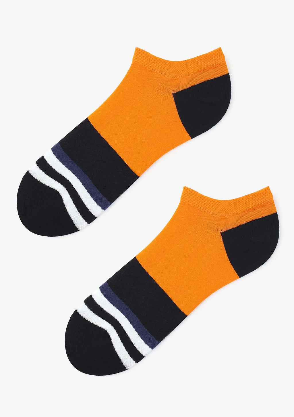 Męskie skarpetki stopki z paskami Footies Men Stripes Marilyn