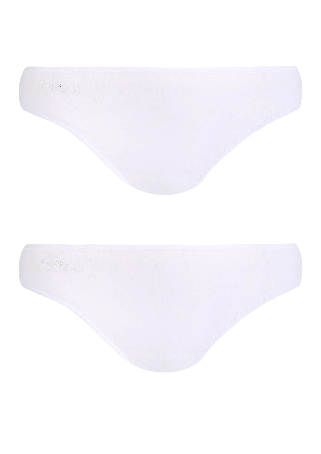 Niskie figi damskie (2 pack) z koronkowym tyłem LPN 010
