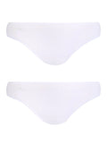 Niskie figi damskie (2 pack) z koronkowym tyłem LPN 010