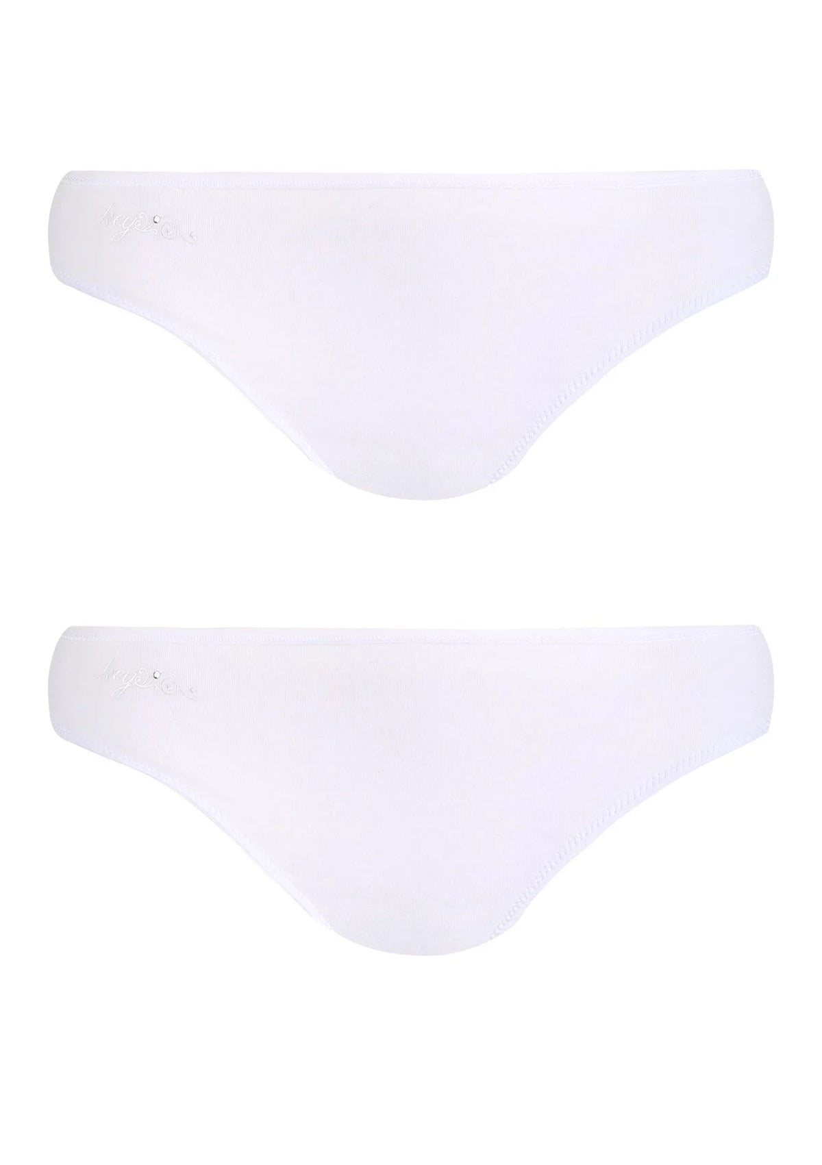 Niskie figi damskie (2 pack) z koronkowym tyłem LPN 010