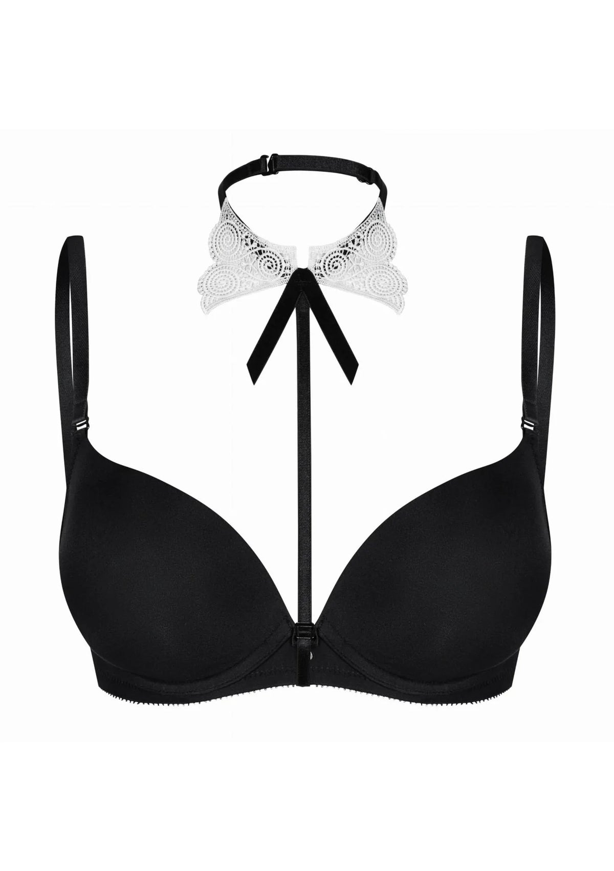 Ozdobny choker z kołnierzykiem Grace Lady Boss