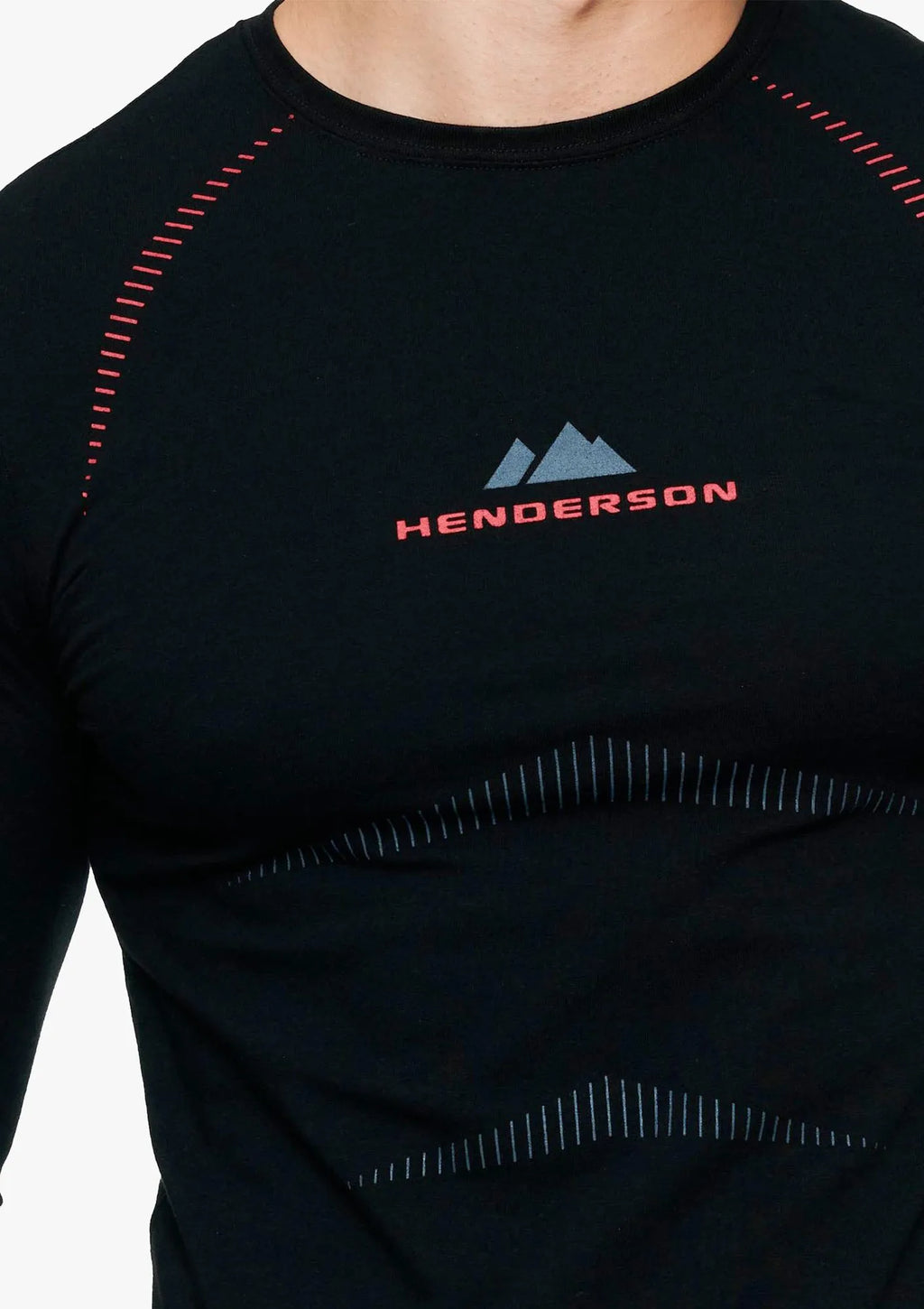 Podkoszulek męski z długim rękawem wysoki komfort termiczny Skin Henderson