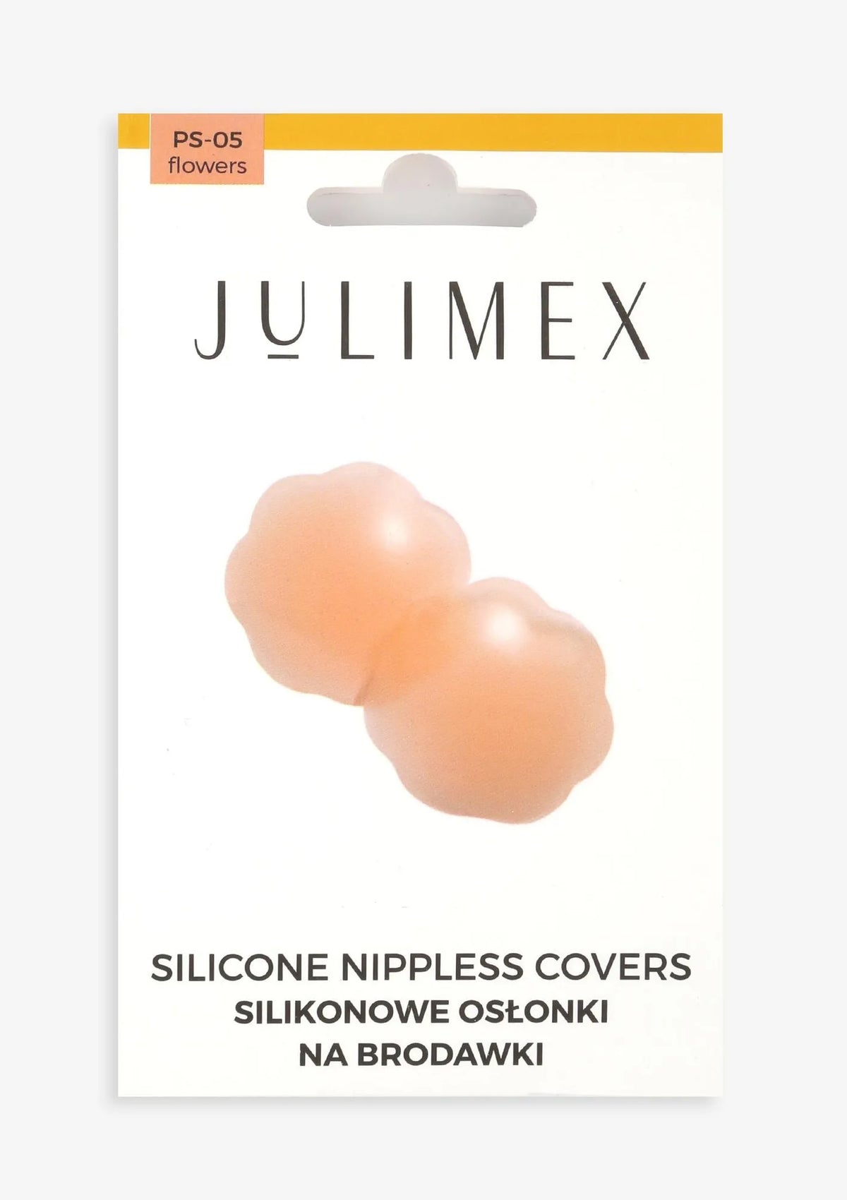 Silikonowe osłonki na brodawki PS-05 kwiaty Julimex