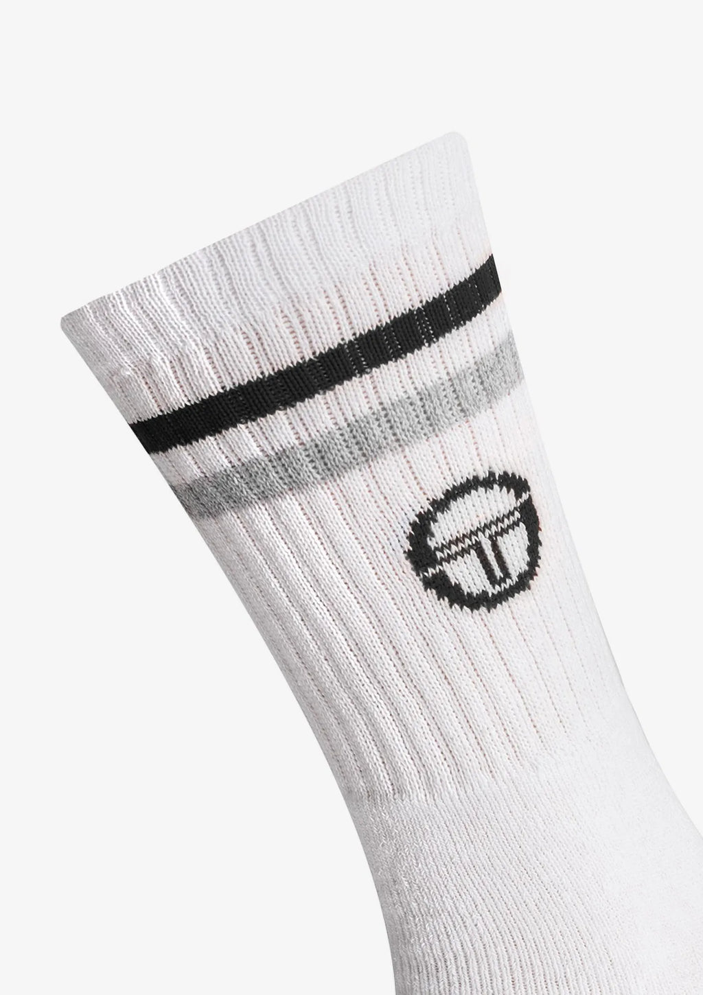 Skarpetki damskie bawełniane (3pack) z prążkowanym ściągaczem 1003 Sergio Tacchini