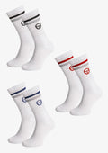 Skarpetki damskie bawełniane (3pack) z prążkowanym ściągaczem 1003 Sergio Tacchini
